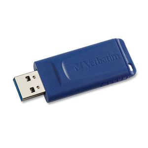 CLASSIC USB 2.0 FLASH DRIVE, 16 GB, BLUE, 5/PACK by Verbatim