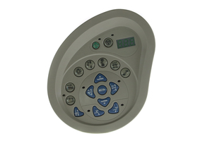 LEFT CT CONTROL PANEL MIST GRAY BEZEL WITH GREEN LEDS by GE Healthcare LEFT CT CONTROL PANEL MIST GRAY BEZEL WITH GREEN LEDS by GE Healthcare