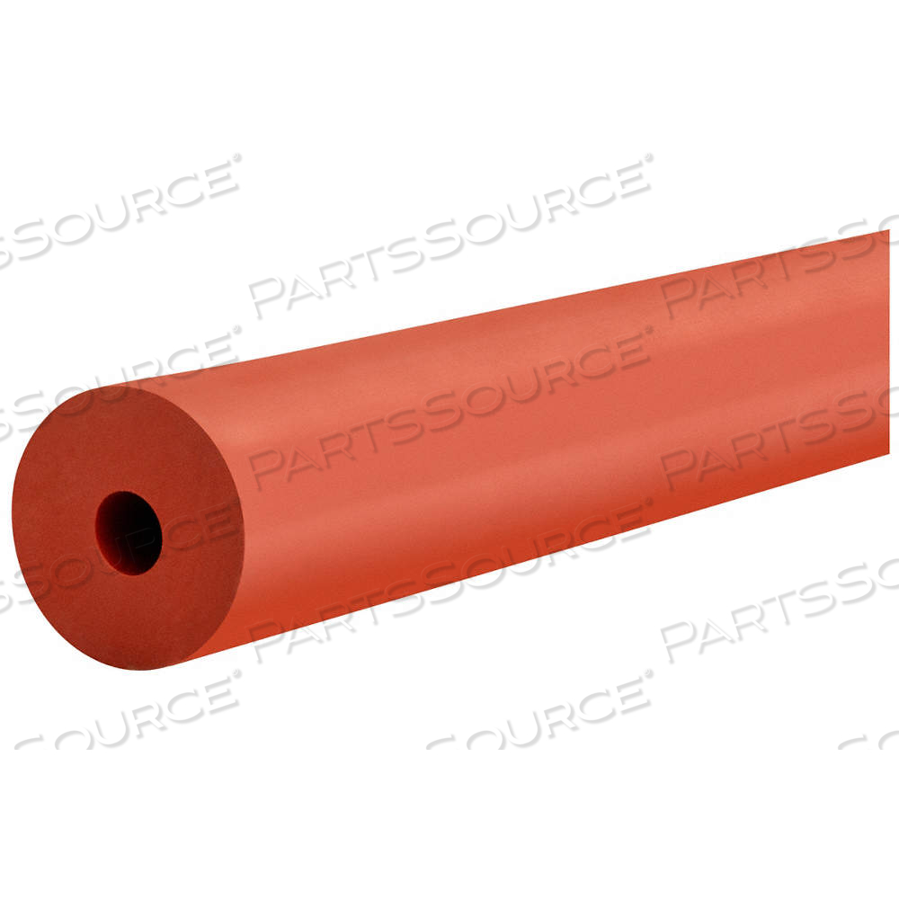 TUBING, SILICONE, 3/8 IN ID, 1/2 IN OD, 25 FT LG, RED, NOT REINFORCED by Approved Vendor TUBING, SILICONE, 3/8 IN ID, 1/2 IN OD, 25 FT LG, RED, NOT REINFORCED by Approved Vendor