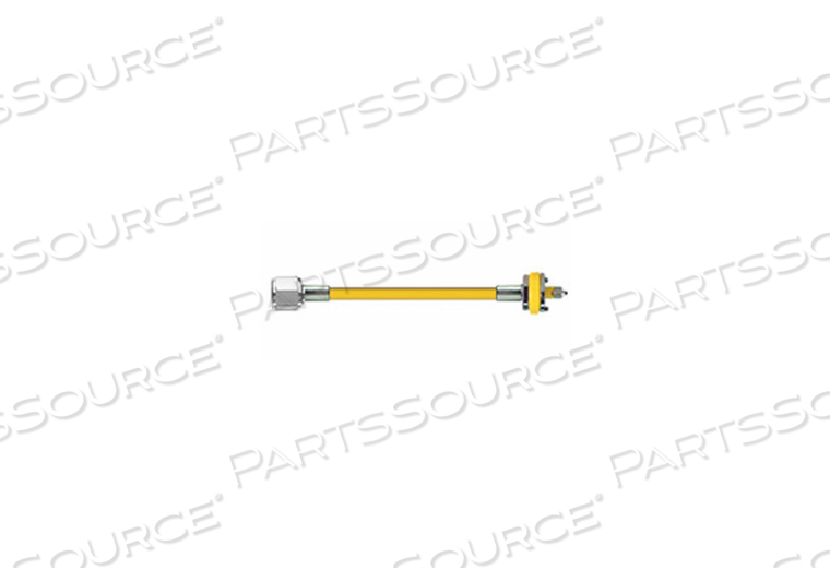 HOSE ASSEMBLY, 1/4 IN OD, AIR, YELLOW, DISS HAND TIGHT CONNECTION, 25 FT by Ohio Medical, LLC