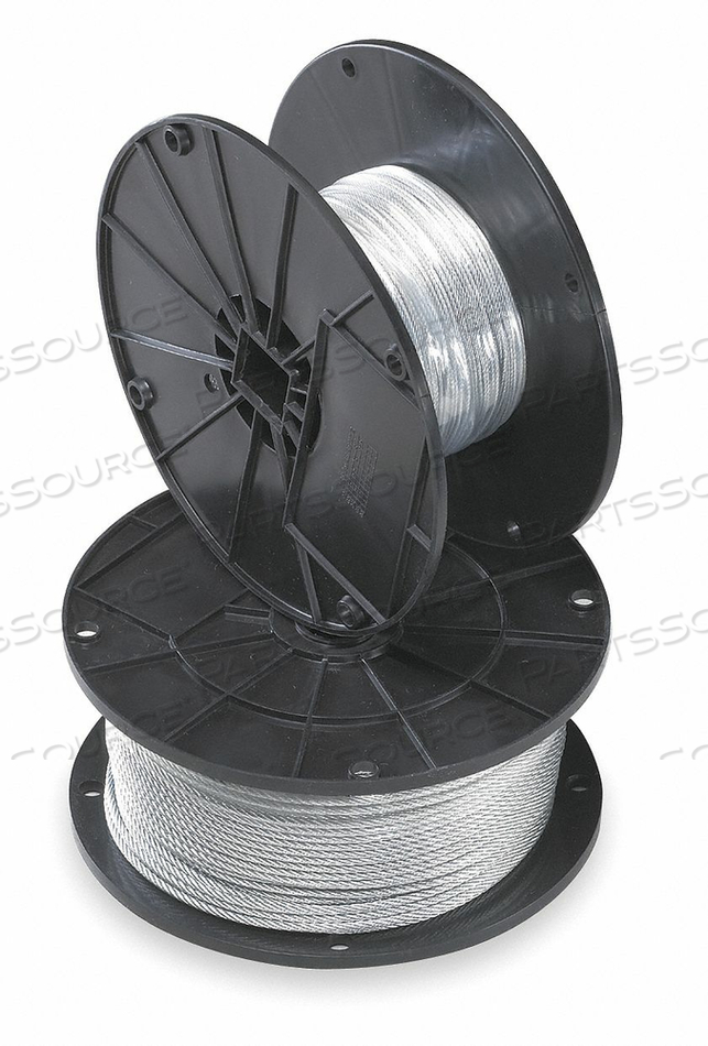 WIRE ROPE 3/16 IN ROPE DIAMETER 250FT by Eaton
