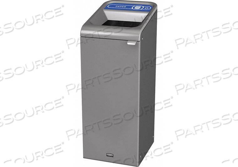 RECYCLE CONTAINER RECTANGLE 15 GAL. GRAY by Rubbermaid Medical Division RECYCLE CONTAINER RECTANGLE 15 GAL. GRAY by Rubbermaid Medical Division