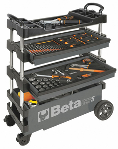 TOOL BOX TROLLEY WITH HANDLE GRAY by Beta