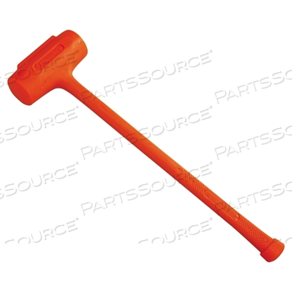 COMPO-CAST SOFT-FACE SLEDGE HAMMER, 11 LB HEAD, 3-1/2 IN DIA FACE, 29-7/8 IN OAL, ORANGE by Stanley