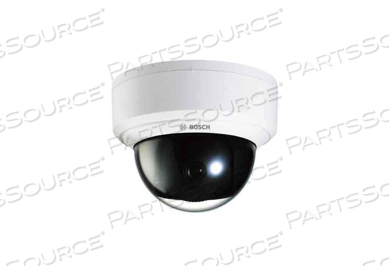 DOME CAMERA, 700 TVL HORIZONTAL VIEWING ANGLE, 768 X 494 PIXEL, 24 VAC, 12 VDC, 3.6 W 