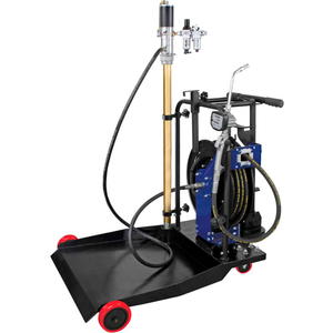 PROLUBE 45836 TROLLEY MOUNTED OIL PUMP KIT, AIR OPERATED PUMP, HOSE REEL & DIGITAL OIL CONTROL GUN by Matrix Management Inc