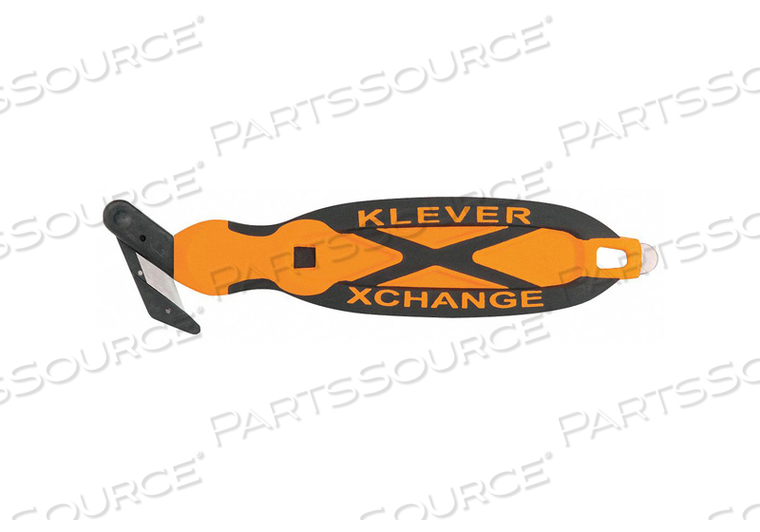 SAFETY CUTTER 6-3/4 IN. BLACK/ORANGE by San Jamar