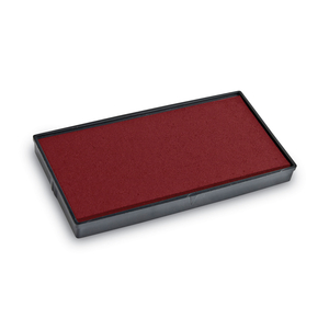 REPLACEMENT INK PAD FOR 2000PLUS 1SI15P, 3" X 0.25", RED by 2000Plus