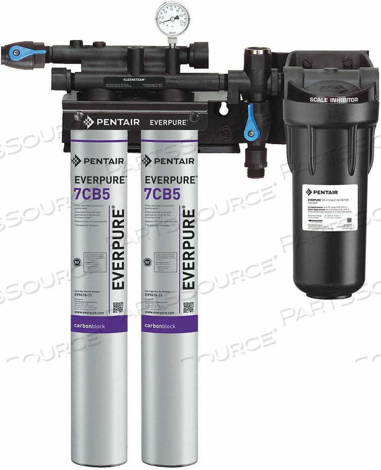 STEAMER FILTER SYSTEM 3/4 IN NPT 5 GPM by Everpure (PENTAIR Foodservice)