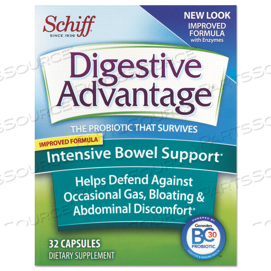 PROBIOTIC INTENSIVE BOWEL SUPPORT CAPSULE, 32 COUNT 