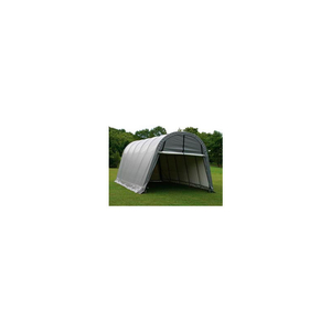 12X28X8 ROUND STYLE SHELTER - GREY by Shelterlogic 12X28X8 ROUND STYLE SHELTER - GREY by Shelterlogic