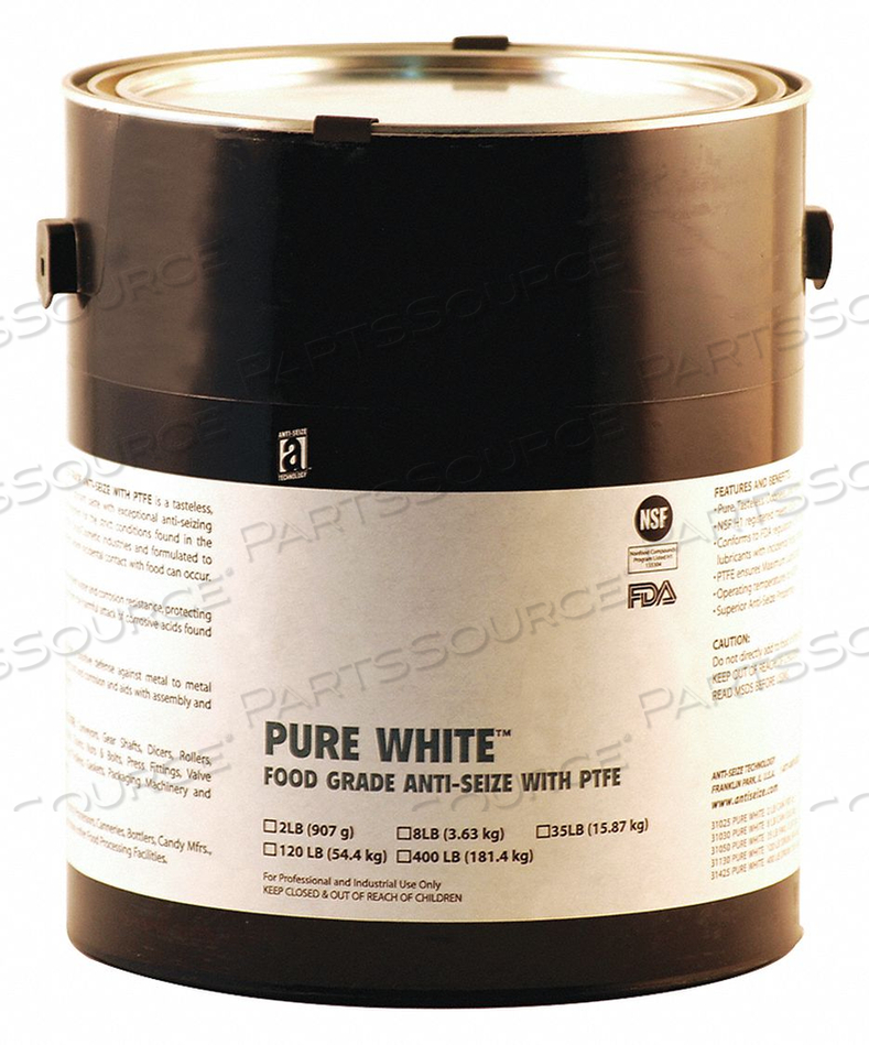 ANTI SEIZE FOOD GRADE 8 LB PAIL WHITE by Anti-Seize Technology ANTI SEIZE FOOD GRADE 8 LB PAIL WHITE by Anti-Seize Technology