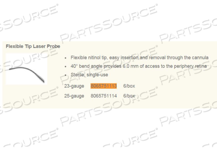 FLEXIBLE TIP LASER PROBE 