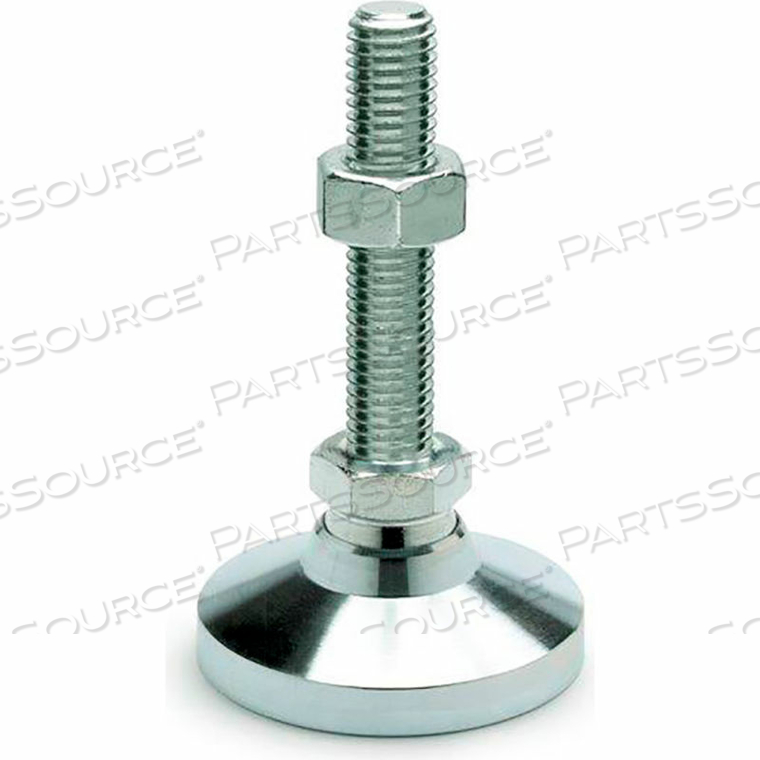 GN343.2 STEEL LEVELING FEET, THREADED STUD, 1.26" BASE DIA, M8 X 1.25 THREAD, 1.97"L STUD by J.W. Winco GN343.2 STEEL LEVELING FEET, THREADED STUD, 1.26" BASE DIA, M8 X 1.25 THREAD, 1.97"L STUD by J.W. Winco