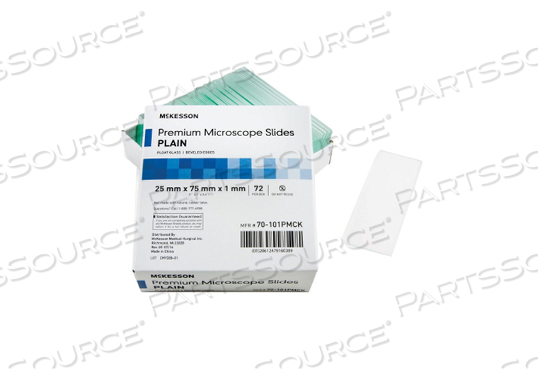 MICROSCOPE SLIDE (72 PER BOX) by McKesson MICROSCOPE SLIDE (72 PER BOX) by McKesson