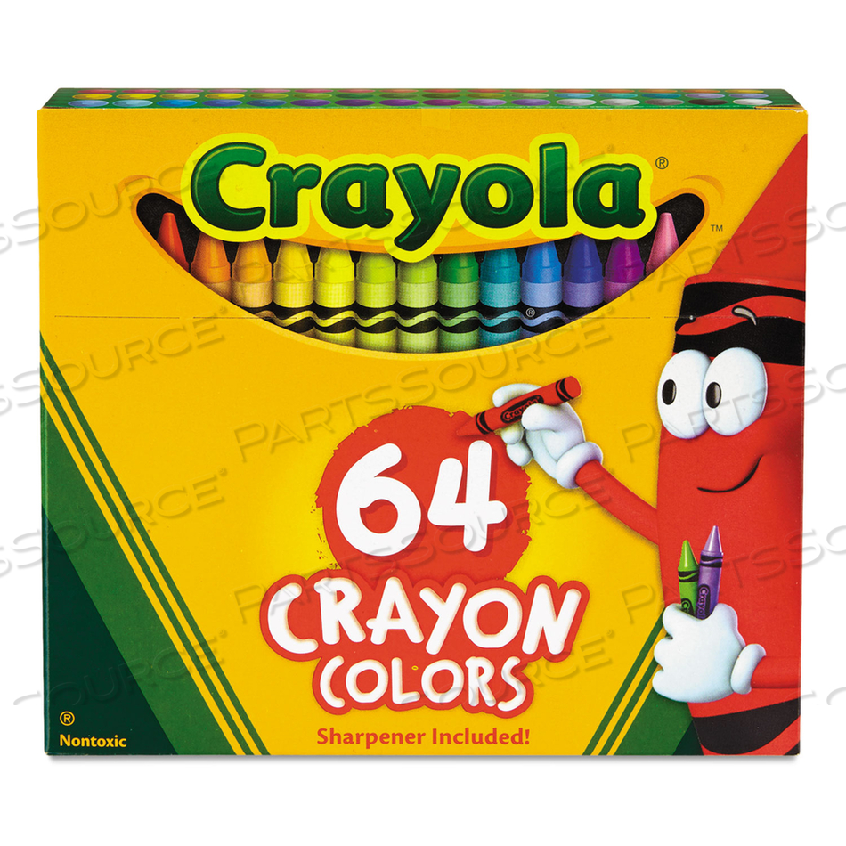 CLASSIC COLOR CRAYONS IN FLIP-TOP PACK WITH SHARPENER by Crayola CLASSIC COLOR CRAYONS IN FLIP-TOP PACK WITH SHARPENER by Crayola