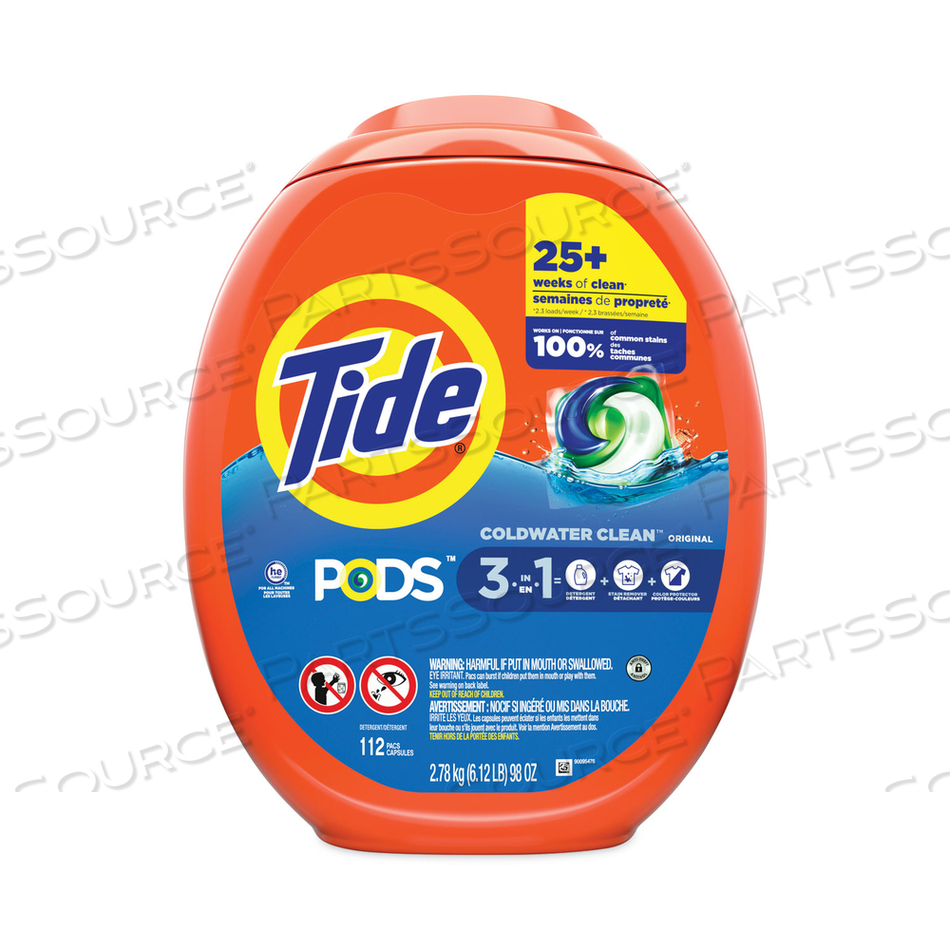 PODS, TIDE ORIGINAL, 112 PODS/TUB by Tide PODS, TIDE ORIGINAL, 112 PODS/TUB by Tide