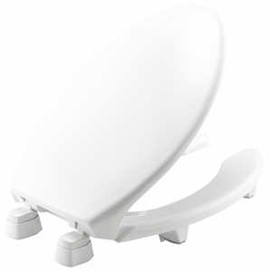 TOILET SEAT ELONGATED BOWL OPEN FRONT by Bemis