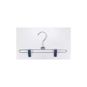 NAHANCO SKIRT HANGER, 12"L, METAL-CHROME, PKG QTY 100 by National Hanger Company Inc.