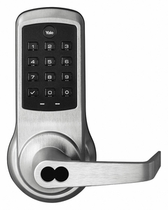 ELECTRONIC KEYLESS LOCK PUSH BUTTON by Yale