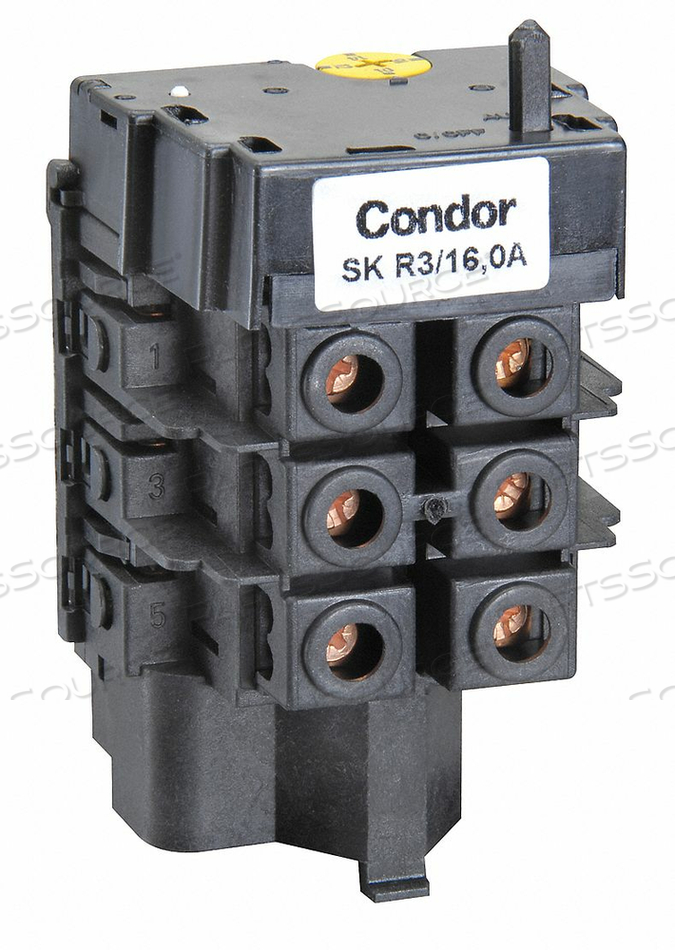 THERMAL OVERLOAD 10 TO 16A 3-PHASE MDR3 by Condor USA, Inc THERMAL OVERLOAD 10 TO 16A 3-PHASE MDR3 by Condor USA, Inc
