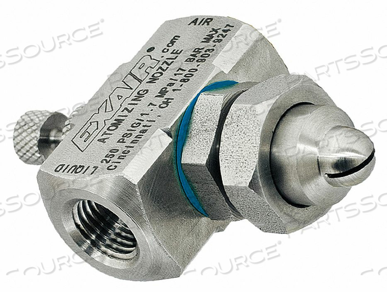 ATOMIZING SPRAY NOZZLE 0.1 TO 0.4 GPH by Exair Corporation