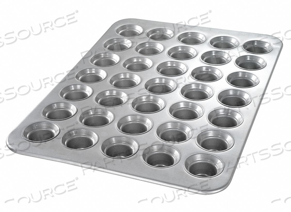 MINI CROWN MUFFIN PAN 35 MOULDS by Chicago Metallic MINI CROWN MUFFIN PAN 35 MOULDS by Chicago Metallic