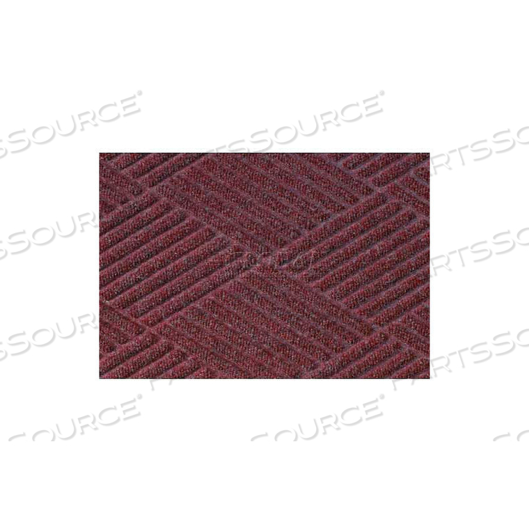 WATERHOG CLASSIC DIAMOND MAT 3/8" THICK 3' X 8' BURGUNDY 