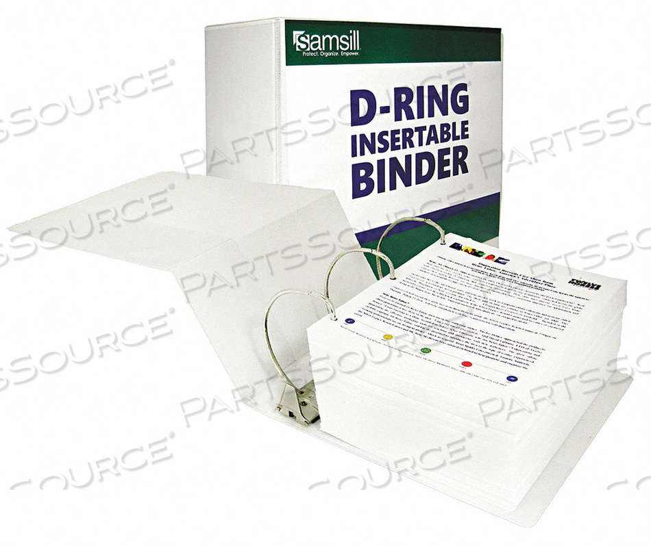 3-RING BINDER 6 WHITE by Samsill 3-RING BINDER 6 WHITE by Samsill
