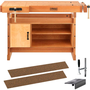 SJO-66737K-SCANDI + 1425 WORKBENCH TRESTLE & SJO-33457 CABINET W/ SJO-33301 SCANDI PLUS KIT by Sjobergs