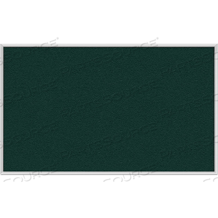 72"W X 48"H VINYL BULLETIN BOARD - ALUMINUM FRAME - EBONY by Ghent