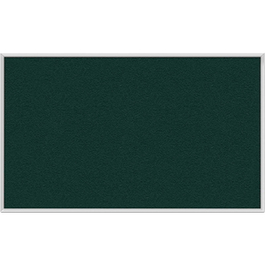72"W X 48"H VINYL BULLETIN BOARD - ALUMINUM FRAME - EBONY by Ghent