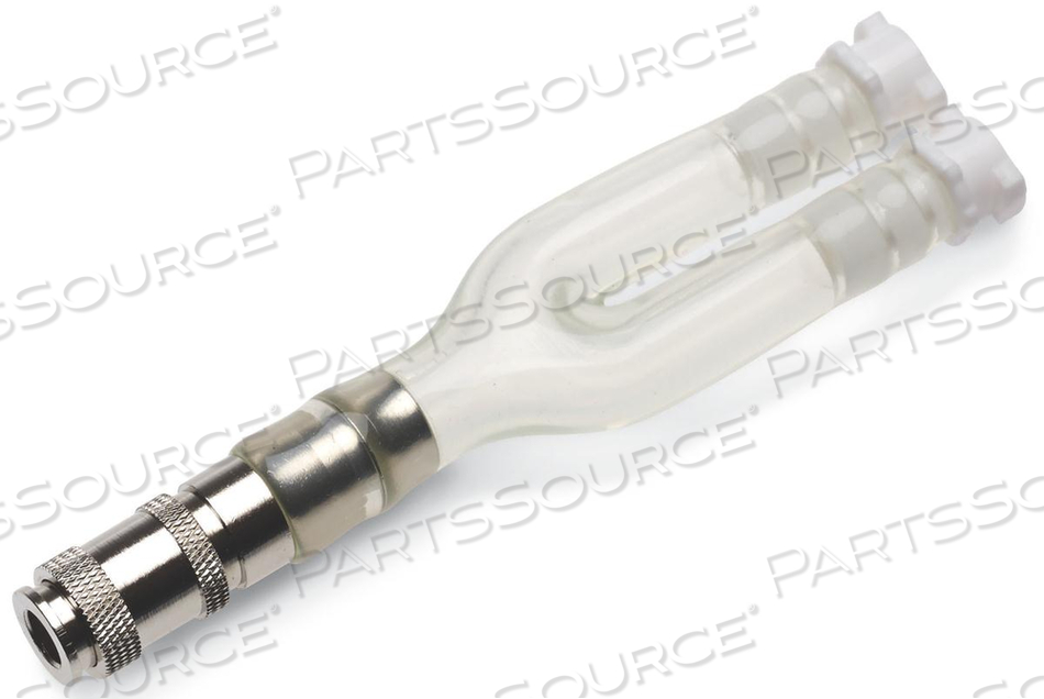 METAL FEMALE HP Y DUAL ADAPTER, MARQUETTE TO 1-TUBE BAYONET CONNECTOR 