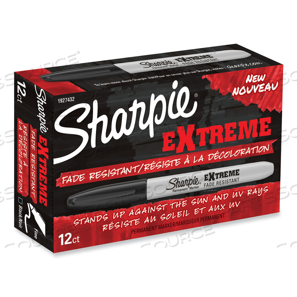 EXTREME MARKER, FINE BULLET TIP, BLACK by Sharpie