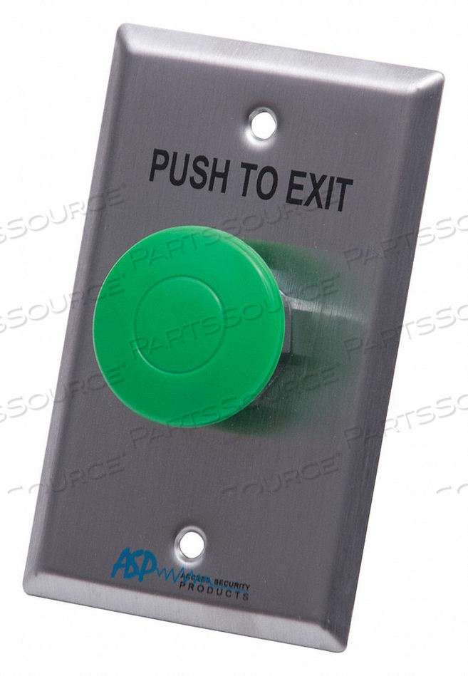 PUSH TO EXIT BUTTON PNEUMATIC 2-1/2 D by Alarm Controls