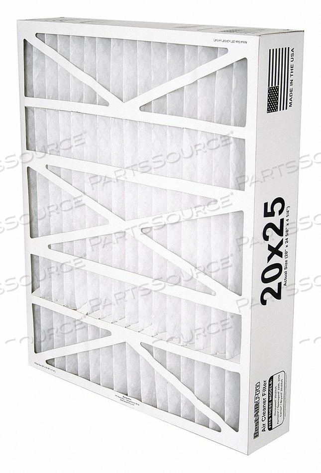 FURNACE AIR FILTER 16X25X3 MERV 8 PK2 by Best Air FURNACE AIR FILTER 16X25X3 MERV 8 PK2 by Best Air