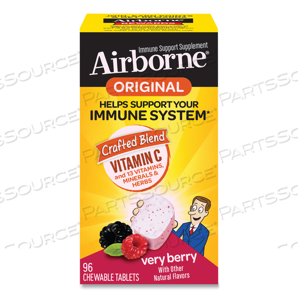 IMMUNE SUPPORT CHEWABLE TABLET, BERRY, 96 COUNT 