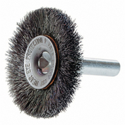 16475 OSBORN SHANK WIRE WHEEL BRUSH, CRIMPED WIRE, 2" BRUSH DIAMETER by Osborn