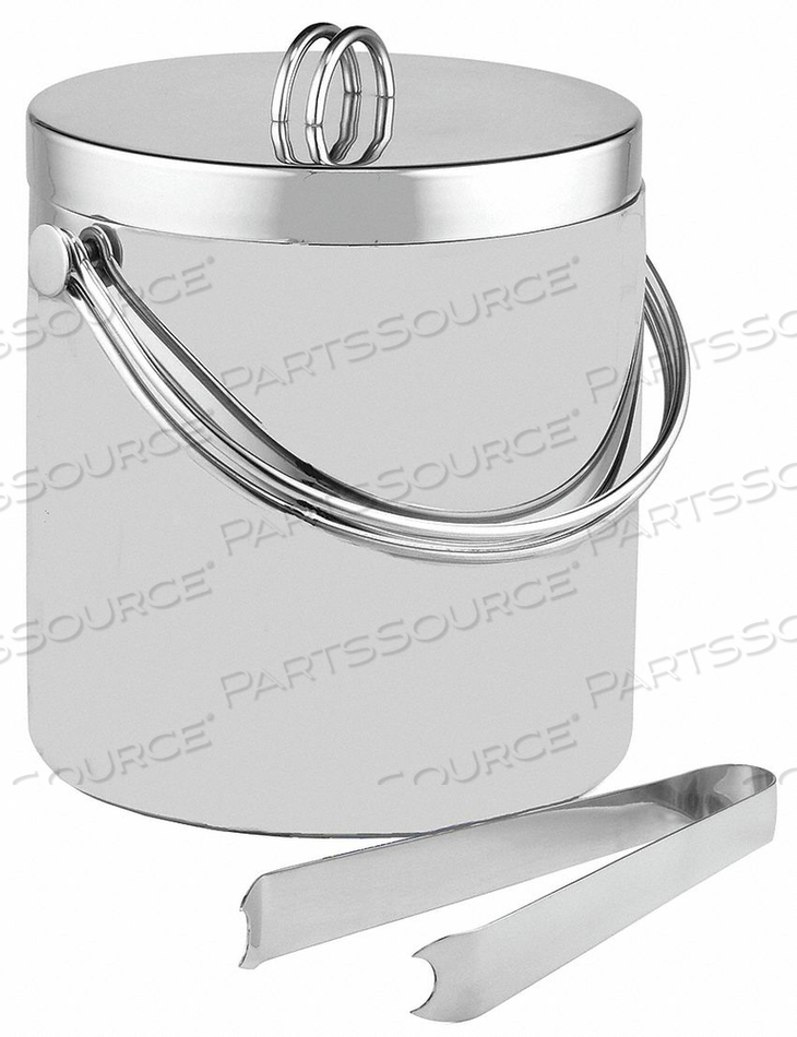 DOUBLE WALL ICE BUCKET W TONGS by TableCraft