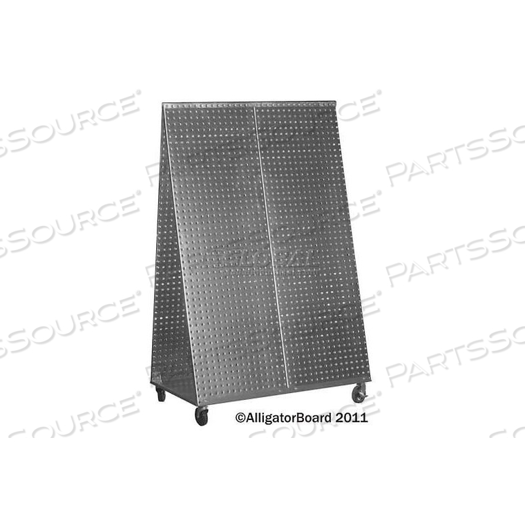 PEGBOARD TOOL CART - GALVANIZED 48 X 32 by Syr-Tech