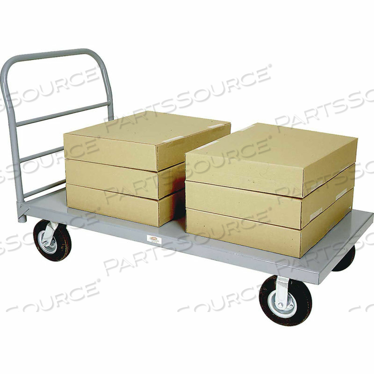 STEEL PLATFORM TRUCK 30X60 8" RUBBER 2000 LB. by Modern Equipment (Meco) STEEL PLATFORM TRUCK 30X60 8" RUBBER 2000 LB. by Modern Equipment (Meco)