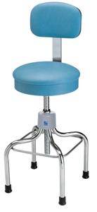 ANESTHETIST STOOL, WITH BACK, BEIGE by Pedigo Products, Inc.