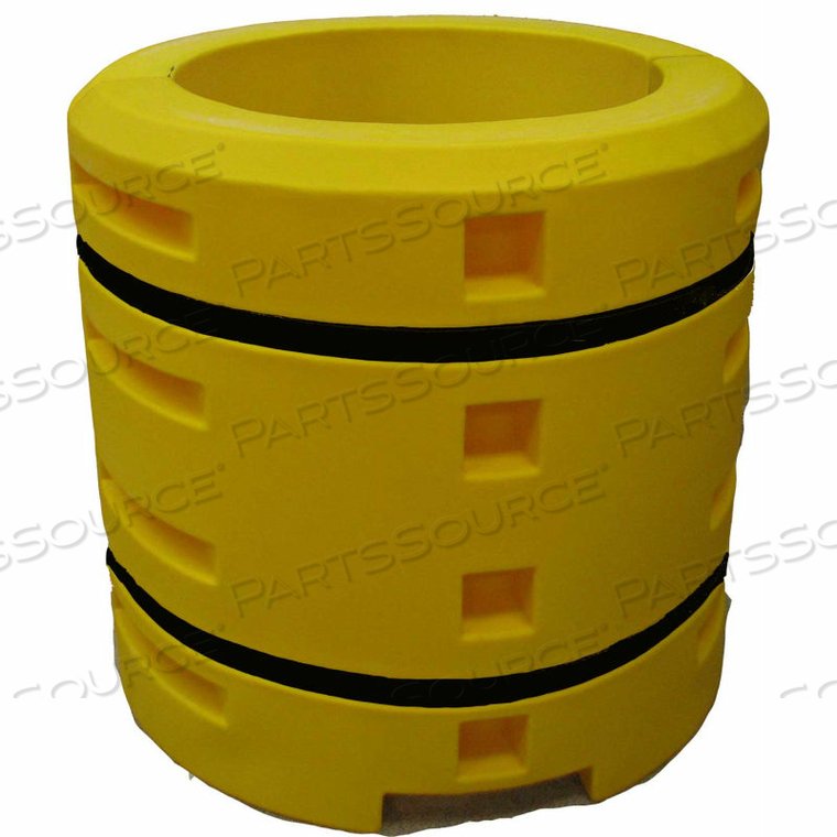 COLUMN COLUMN PROTECTOR, 30" DIAMETER ROUND OPENING, 44" O.D. X 42"H, YELLOW by Sentry Protection System