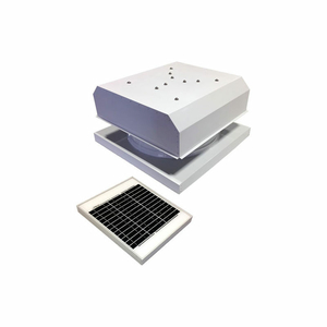 GEN 2 CURB MOUNT DETACHED SOLAR ATTIC FAN 20W WHITE by Attic Breeze