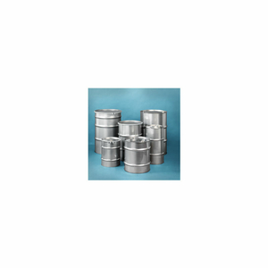 OPEN HEAD STAINLESS STEEL 55 GALLON DRUM WITH LID by Skolnik Industries Inc