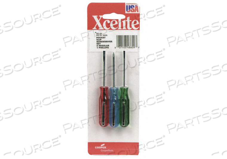 3PIECE /PHILLIPS SCREWDRIVER SET by Xcelite