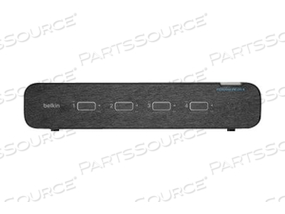 UNIVERSAL SECURE DUAL-HEAD, 2ND GENERATION, KVM / AUDIO SWITCH, 4 X KVM / AUDIO, 1 LOCAL USER, DESKTOP, TAA COMPLIANT by Belkin