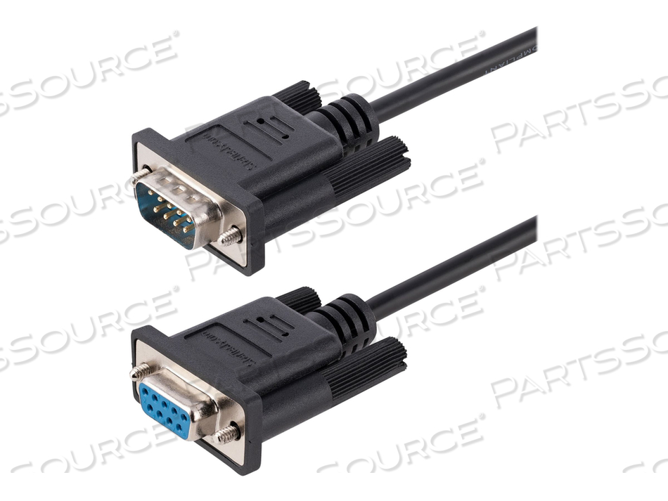 3M RS232 SERIAL NULL MODEM CABLE, CROSSOVER SERIAL CABLE W/AL-MYLAR SHIELDING, DB9 SERIAL COM PORT CABLE FEMALE TO MALE, COMPATIBLE W/DTE DE by StarTech.com Ltd. 3M RS232 SERIAL NULL MODEM CABLE, CROSSOVER SERIAL CABLE W/AL-MYLAR SHIELDING, DB9 SERIAL COM PORT CABLE FEMALE TO MALE, COMPATIBLE W/DTE DE by StarTech.com Ltd.