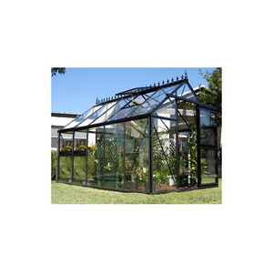 JUNIOR VICTORIAN GREENHOUSE, 12' 6"L X 7' 9"W X 8' 2"H by Exaco Trading Co.