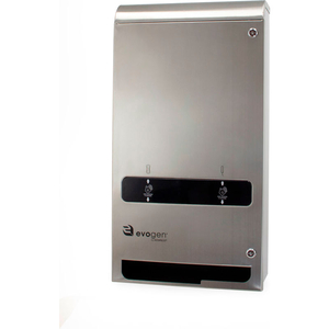 EVOGEN EVNT3 NO TOUCH MENSTRUAL CARE DUAL VENDOR, STAINLESS STEEL by Hospeco EVOGEN EVNT3 NO TOUCH MENSTRUAL CARE DUAL VENDOR, STAINLESS STEEL by Hospeco